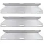 BBQ funland SH1231 (3-Pack) Stainless Steel Heat Plate Tent for Costco Jenn-air, Sterling Forge, Glen Canyon, Kirkland, Nexgrill Gas Grill Models