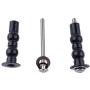 Toilet Seat Hinge Screw Compatible with TOTO Toilet, Expanding Rubber Bolt Top Nuts Set for Top Mount Toilet Seat Tightening Kit Replacement,Toilet Seat Blind Hole Fixing Kit for TOTO Toilets,2 Pack