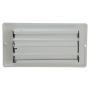 DANCO Mobile Home RV Floor Register with 1-5/16 inch Drop, 4 inch x 8 inch, Steel, White, 1-Pack (62069)