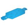 Dilwe RC Car Metal Chassis, Aluminium Alloy Chassis for HSP 1/10 Scale RC Car Remote Control Vehicle Upgrade Part(Blue)