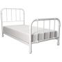 DHP Jenny Lind Metal Twin Bed Frame in White
