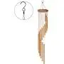 Topspeeder Wind Chime Outdoor Metal Wind Chimes Solid Wood and 18 Scrub Aluminum Alloy Gold Tubes Wind Chime 36’’ Large Garden Wind Chime for Party, Garden, Decor, Gift etc Topspeeder Wind Chime Outdoor Metal Wind Chimes Solid Wood and 18 Scrub Aluminum Alloy Gold Tubes Wind Chime 36’’ Large Garden Wind Chime for Party, Garden, Decor, Gift etc