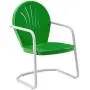 Crosley Furniture Griffith Metal Outdoor Chair - Grasshopper Green Crosley Furniture Griffith Metal Outdoor Chair - Grasshopper Green