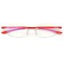 MIDI Blue Light Blocking Rimless Reading Glasses for Women (M-106N) - Blue Light Filter Reading Glasses (Crimson, 2.50)(m106nc2250)