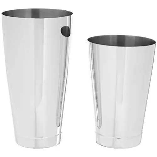 Barfly Shaker Cocktail Tin, Set (18 oz and 28 oz), Stainless Steel,M37009 Barfly Shaker Cocktail Tin, Set (18 oz and 28 oz), Stainless Steel,M37009