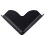 MIYAKO USA 8 Pack - 1.5'' Cabinets Speaker Corners Protector Black Squared Metal for Front of PA/DJ (21-812)