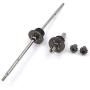 WANGYOUCAO Metal Upgrades for Wltoys 12428 12423 12628 RC Car Spare Part Upgrade Metal Front Rear Differential Gear Set 12428-0091/0133 3D Printing Accessories (Color : Metal Front Wave Box)