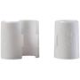 Apollo Hardware 1 Inch Shelf Clips/Split Sleeves, White, 2 Pack / 8 Pair (1'' & 25.4mm Diameter Post Size)