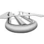 PETKAO 21 7/8'' x 6 1/8'' Stainless Steel Viking Grill Burner Replacement for Viking 316-911, VGBQ 30, VGBQ 41, VGBQ 53 in T Series, VGBQ030-2T, VGBQ300-2RT/E, VGBQ3002RE, VGBQ3002RE1, VGBQ3002RT, 2PCS