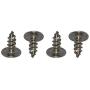 Shopcorp 18-8 Stainless Steel #10 Phillips Drive, Truss Head 1/2 Inch Sheet Metal Screw – Self-Tapping, Full Thread (Pack of 500)