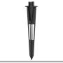 Malibu Sturdy Solid Ground Spike for Pathlight Spotlight Uplight Landscape In-ground Light Parts Metal Replacement Stake Diecast Aluminum Construction 8101-4820-01