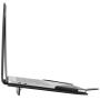 MOSISO Case Compatible with 2020-2018 MacBook Air 13 A2337 M1 A2179 A1932/2020-2016 MacBook Pro 13 A2338 M1 A2251 A2289 A2159 A1989 A1706 A1708, PU Leather Folio Protective Stand Cover, Black
