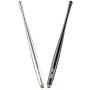 ELZO Stylus Pen Combo Universal Capacitive Touch Screen 2 Packs with 4 Replacement Fiber Fine Tips for Tablet iPad, iPhone, Samsung, Microsoft Surface Pro, HTC, Sony and More Android Phones