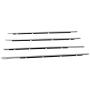 New 4 Pcs Compatible For Honda Accord 2008-2012 Weatherstrip Window Seal Car Window Moulding Trim Seal Chrome Door Outside Belt 2009 2010 2011