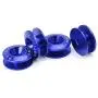 iJDMTOY Universal Fit Blue Finish JDM Quick Release Fastener Kit Compatible With Car Bumper Trunk Fender Hatch Lid