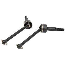 Tbest RC Drive Shaft, 2PCS Black Metal CVD Front and Rear Transmission Shafts for HPI RS4 Sport 3 1/10 RC Model Car (Black)