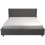 CosmoLiving Mercer Upholstered Bed - King - Grey Linen CosmoLiving Mercer Upholstered Bed - King - Grey Linen