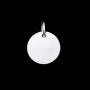 Fityle 925 Sterling Silver Blanks Round Circle Metal Coin Stamping Blank and Crafting Tags Pendants Charms Findings 6mm 8mm 10mm - 3 Pieces 6mm