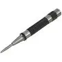Starrett 18A Automatic Center Punch with Hardened Steel Metal, Universal Tool for Machinists and Carpenters with Adjustable Knurled Cap to Control Blow Force, No. 4 Graduation Starrett 18A Automatic Center Punch with Hardened Steel Metal, Universal Tool for Machinists and Carpenters with Adjustable Knurled Cap to Control Blow Force, No. 4 Graduation