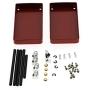 Ky-RC 2 Layers Metal RC Car Tools Rack Maintenance Trolley for 1/8 1/10 1/12 1/16 Scale RC Model Car Axial SCX10 Traxxas TRX4 TRX6 TF2 D90 D110 D130 RC Climbing Car Simulation Tools Rack (Large, Red)