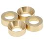 4pcs Brass RC Wheel Counterweight,Metal Brass Wheel Weight Changing Accessories for 1/24 Axial SCX24 90081 RC Car Upgrade Parts