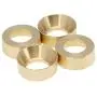 4pcs Brass RC Wheel Counterweight,Metal Brass Wheel Weight Changing Accessories for 1/24 Axial SCX24 90081 RC Car Upgrade Parts