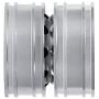 SHYOSUCCE 2 Pcs 1/14 RC Car Wheel Hub CNC Metal Rear Wheel Rim Hub for RC Tamiya Tractor Climbing Trailer