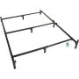 Amazon Basics 9-Leg Support Metal Bed Frame - Strong Support for Box Spring and Mattress Set - Tool-Free Easy Assembly - Full Size Bed