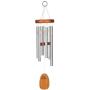 Woodstock Chimes AGSS The Original Guaranteed Musically Tuned Amazing Grace Chime, Small, Silver