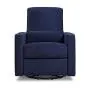 DaVinci Piper Upholstered Recliner and Swivel Glider in Navy, Greenguard Gold Certified DaVinci Piper Upholstered Recliner and Swivel Glider in Navy, Greenguard Gold Certified