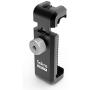 Selens Metal Tripod Phone Mount with Cold Shoe Mount Compatible with Most Cell Phone Smartphone Universal Holder Adapter Heavy Duty Clamp, Black