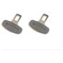 2 x END-Ding Seat Belt Silencer for Weight Alarm - Plug Metal Tongue Into Your Car Buckle Receptacle - Drive in Peace & Quiet