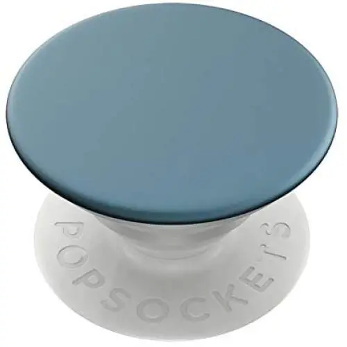 PopSockets: PopGrip with Swappable Top for Phones & Tablets - Aluminum Batik Blue PopSockets: PopGrip with Swappable Top for Phones & Tablets - Aluminum Batik Blue