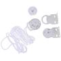 WINOMO Roller Blind Parts Roller Shade Blind Beaded Chain Cord Blinds Heavy Duty Metal Roller Blind Fitting Repair Part Brackets Cover Chain Set