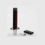 Alician 15cm Universal Samurai Sword Gear Shift Knob Shifter Katana Metal Black+Red Outside Black + Inner Black