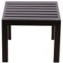 Serta Catalina Modern Outdoor Patio Furniture Collection with Bronze Metal Frame Finish, Side Table