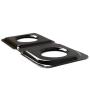 Range Kleen P501 Black Porcelain Rectangular Gas Stove Drip Pan, 16.875 x 8.125-Inches