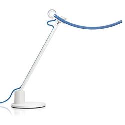 BenQ Genie E-Reading LED Worlds First Desk Lamp for Monitors-Eye Care, Modern, Ergonomic, Dimmable, Warm/Cool White-Perfect for Designers, Engineers, Architects, Studying, Gaming, Blue, Bule