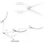 BenQ e-Reading LED Desk Lamp with Swing Arm, Auto-Dimming and Hue Adjustment, No Screen Glare, Eye Care, Perfect for Designers, Engineers, Architects, Reading, Office - Silver (AR15_D Silver)