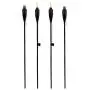 BIRDROCK HOME 4 Pack Outdoor Garden Torches (Improved 2020 Version) - Oil Rubbed Bronze - Flame Light Torch - Backyard Garden Patio Lighting - Metal Lamp - Decorative Urban Lantern BIRDROCK HOME 4 Pack Outdoor Garden Torches (Improved 2020 Version) - Oil Rubbed Bronze - Flame Light Torch - Backyard Garden Patio Lighting - Metal Lamp - Decorative Urban Lantern