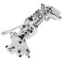 Ky-RC Metal Front and Rear Portal Axles for 1/10 RC Crawler Car Axial SCX10 III Axle Upgrade Part (Silvery)
