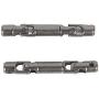 Tongina Metal Upgrade Centre Drive Shaft Dogbone for WPL D12 1:16 B14 B16 B24 1/16 C14 C24 C34 and for Henglong 1:16 Truck DIY RC Truck Parts Titanium - 2pcs Titanium