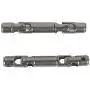 Tongina Metal Upgrade Centre Drive Shaft Dogbone for WPL D12 1:16 B14 B16 B24 1/16 C14 C24 C34 and for Henglong 1:16 Truck DIY RC Truck Parts Titanium - 2pcs Titanium