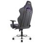 AKRacing Masters Series Max Gaming Chair with Wide Flat Seat, 400 Lbs Weight Limit, Rocker and Seat Height Adjustment Mechanisms - Indigo