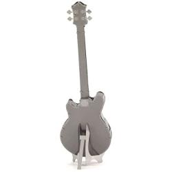 Metal Earth Fascinations Electric Bass Guitar 3D Metal Model Kit