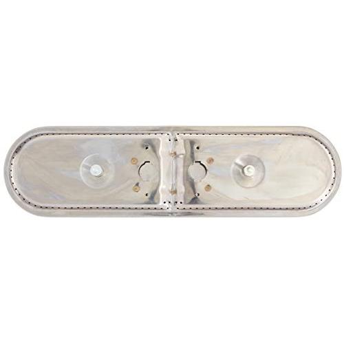 Music City Metals 15102 Stainless Steel Burner Head Replacement for Select Charmglow and Sunbeam Gas Grill Models