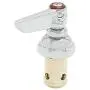T&S Brass 002714-40 Spindle Assembly for Eterna Valve Replacement. Hot Side Handle Stem Assembly Replacement Fits all T&S Faucets.