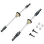 Tongina Upgrade Metal Front Rear Bridge Axle Differential Diff Set for WPL B14 C14 C24 - Metal Differential with Bearing