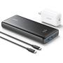 Anker PowerCore III Elite 25600 87W Portable Charger with 65W USB C Charger, Power Delivery Power Bank Bundle for USB C MacBook Air/Pro/Dell XPS, iPad Pro, iPhone 12/11/Mini/Pro and More, Black