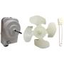 Edgewater Parts W10124096, AP4318657, PS1957416 Refrigerator Condenser Fan Motor Kit Compatible With Whirlpool, Kenmore, KitchenAid, Maytag, Estate, Amana, Jenn-Air, Crosley, Roper, Inglis, GE Product Name